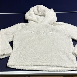 DKNY  Cozy White Hoodie‎